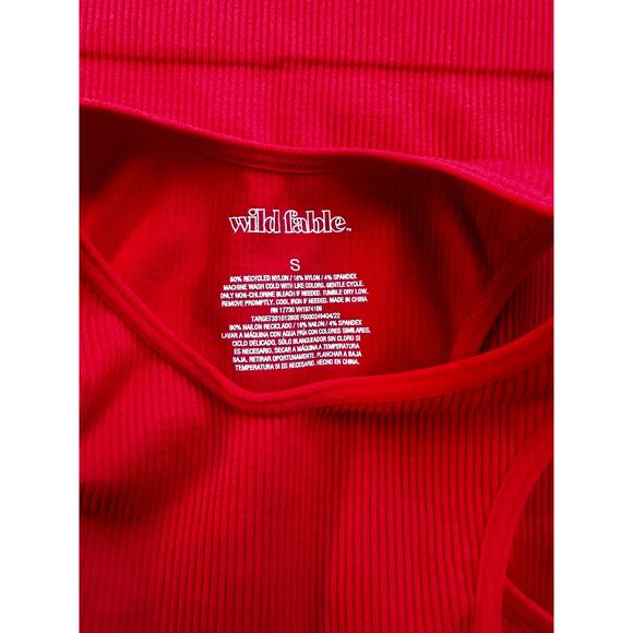 Wild Fable | Red Crop Top Tank | NWOT | Red |‎ SZ S - Picture 5 of 5